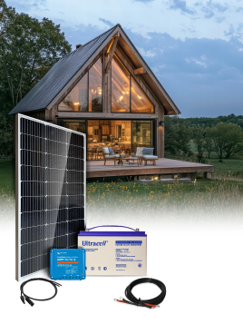 Kit Solar Autónomo 100 Wp – 12V – Batería