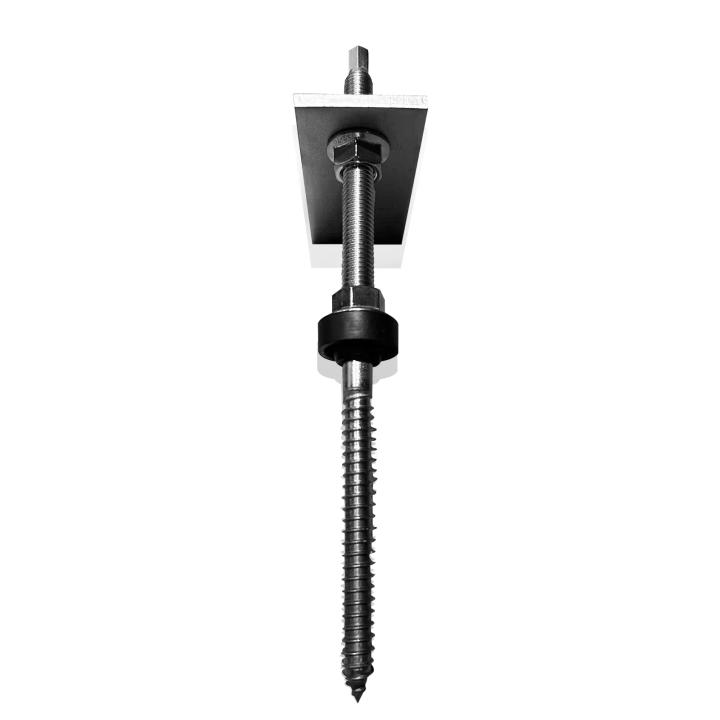 Tornillo M10x300 para cubiertas de chapa ondulada con arandela integrada