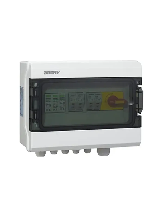ZJBENY DC double 2-input, 1-output 1000V 32A surge protection cabinet — vue 3