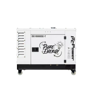 Groupe électrogène ITC Power bi-tension 16,3kVa Diesel 230V/400V Insonorisé DG16000SE-T