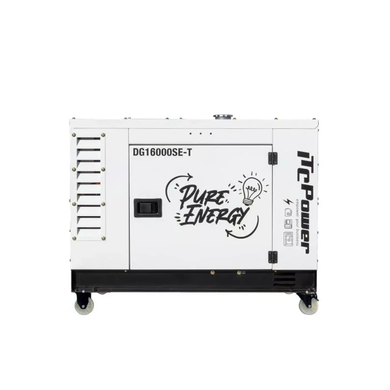 Diesel-Stromaggregat 16,3 kVA (Vollleistung) 230 V/400 V ITC Power DG16000SE-T