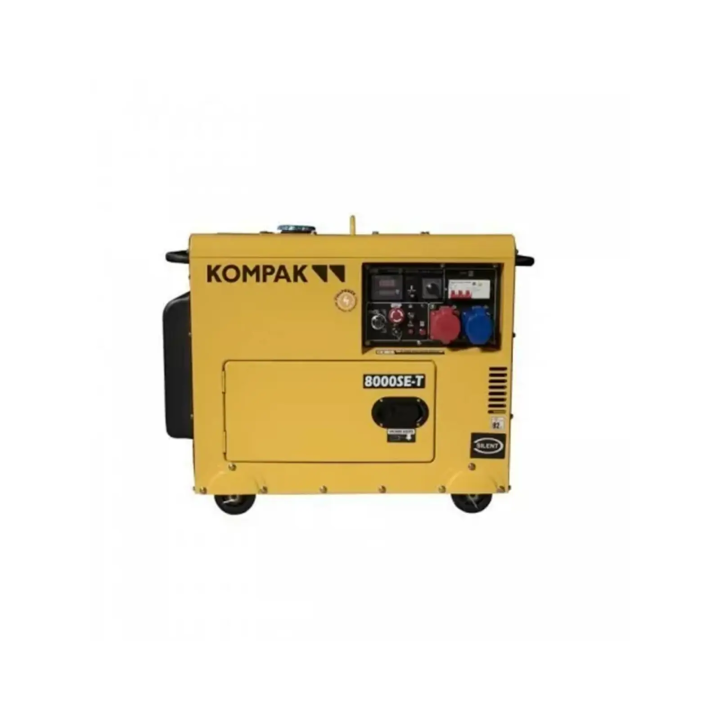 Kompak 6,3kW Full Power Diesel Stromerzeuger 230V/400V Schallgedämmt NT-8000SE-T