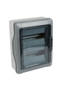 Wasserdichter Kasten Legrand 24 Module IP65 -  IK09, DIN-Schiene, transparente Tür – LEG601962