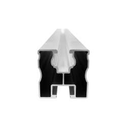 Riel de montaje de aluminio 40x40 para paneles solares - longitud 1 m — vue 3