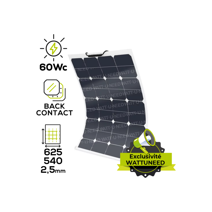 MX FLEX Protect 60Wp 12V flexible solar panel