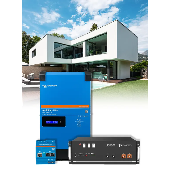 Pack onduleur Victron 3 kVA et batterie lithium Pylontech US5000 4,8 kWh