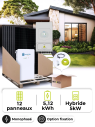 Kit Solaire Autoconsommation 5,4 kWc – Mono 5 kW – Batterie 5,12 kWh