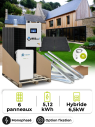 Kit solar para autoconsumo 2,7 kWp – Mono 6,5 kW – Batería 5,12 kWh