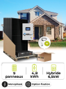 Kit Solaire Autoconsommation 4,1 kWc – Mono 6,5 kW – Batterie 4,80 kWh