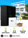 Kit Solaire Autoconsommation 9,0 kWc – Tri 10 kW – Batterie 5,12 kWh