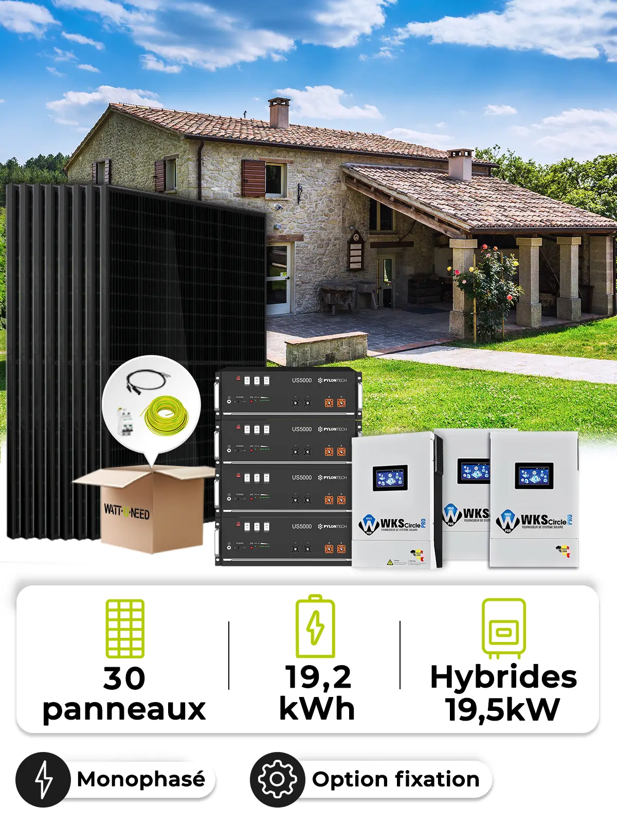 Zonnepaneel Kit Off-Grid 13,5 kWp
