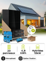 Kit Solaire Site Isolé 9,0 kWc – Mono 10 kW – Batterie 4,80 kWh – Victron
