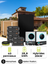 Zonnepaneel Kit Off-Grid 18,0 kWp – Mono 20 kW – Batterij 4,80 kWh