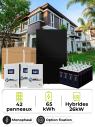 Zonnepaneel Kit Zelfverbruik 18,9 kWp – Mono 20 kW – OPzS Batterij 65 kWh