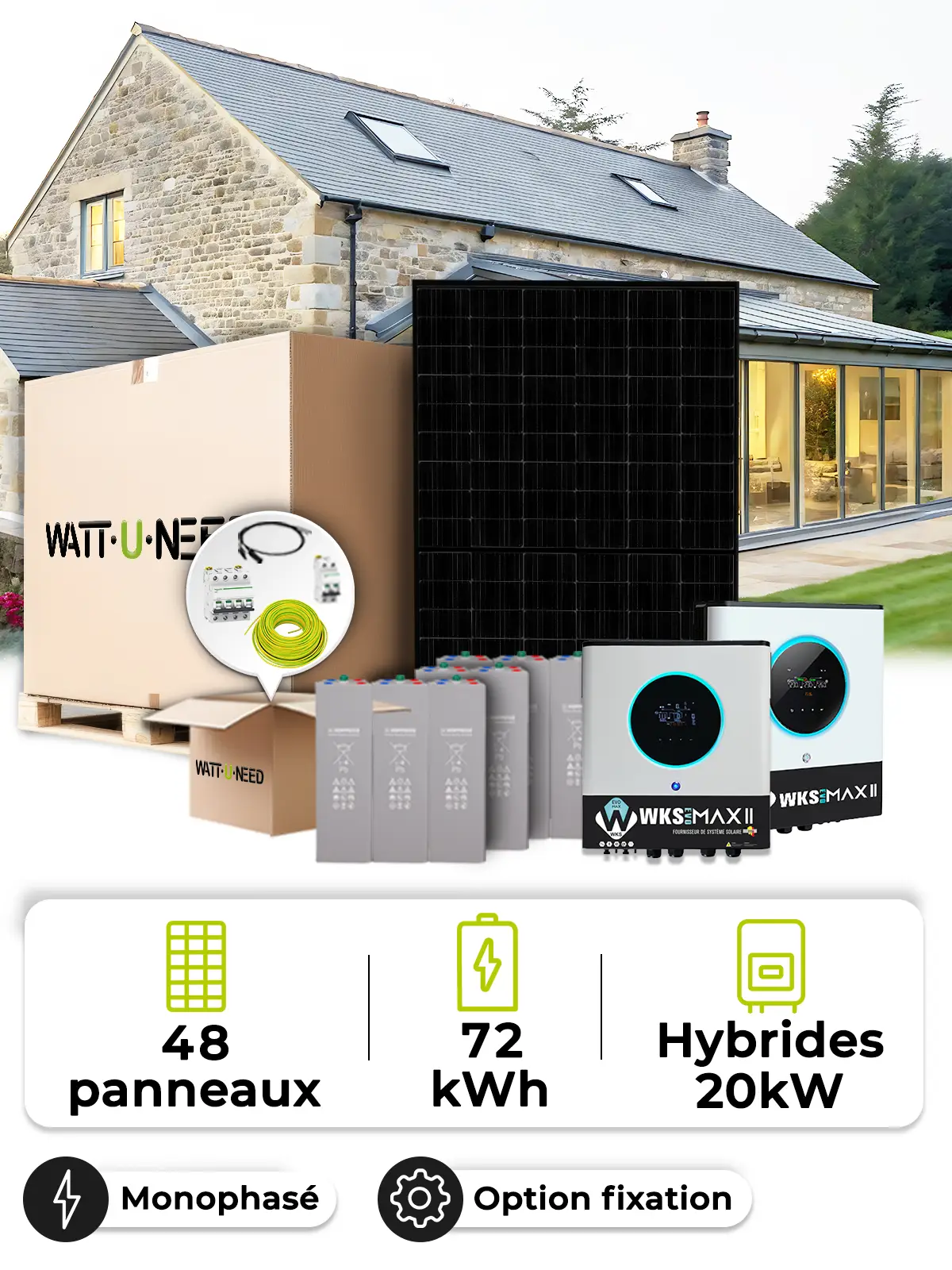 Zonnepaneel Kit Off-Grid 18,0 kWp