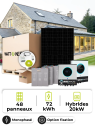 Kit Solaire Site Isolé 18,0 kWc – Mono 20 kW – Batterie OPzV 72 kWh