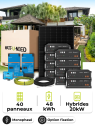 Kit Solaire Site Isolé 18,0 kWc – Mono 20 kW – Batterie 4,80 kWh – Victron
