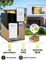 Zonne-energieset voor eigen gebruik 5,4 kWp – Mono 5 kW – Accu 5,12 kWh
