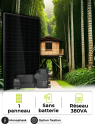 Kit solar para autoconsumo / reinyección de 0,33 kWp – Monocristalino 380 VA – sin almacenamiento