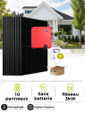 Kit solar para autoconsumo/reinyección 4,5 kWp – Mono 3,0 kVA – sin almacenamiento