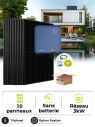 Zonne-energieset voor eigen gebruik / teruglevering 4,5 kWp – Tri 3,0 kVA – zonder opslag
