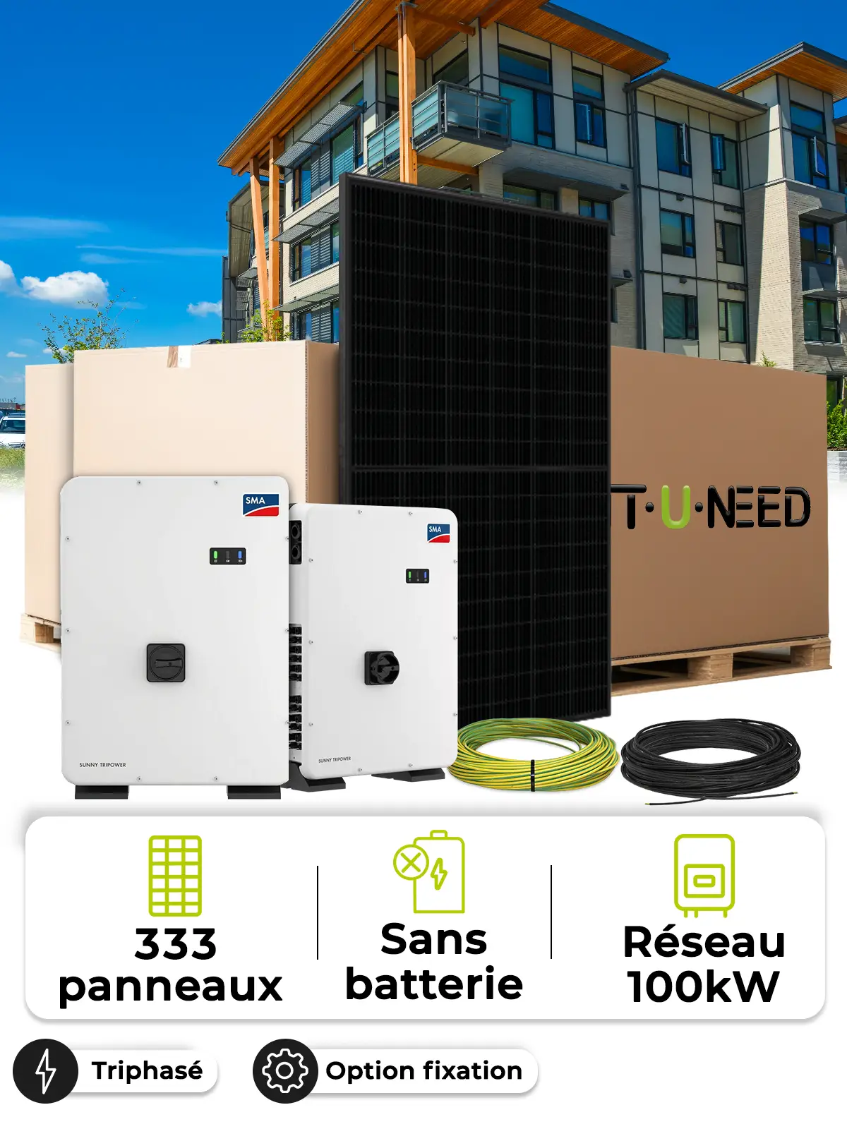 Kit de autoconsumo/reinyección 100 kW