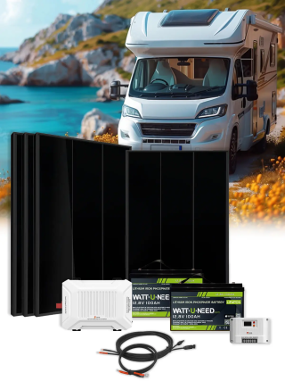 Kit Solaire Autonome 0,8 kWc – 3 kW – Batterie 1,28 kWh