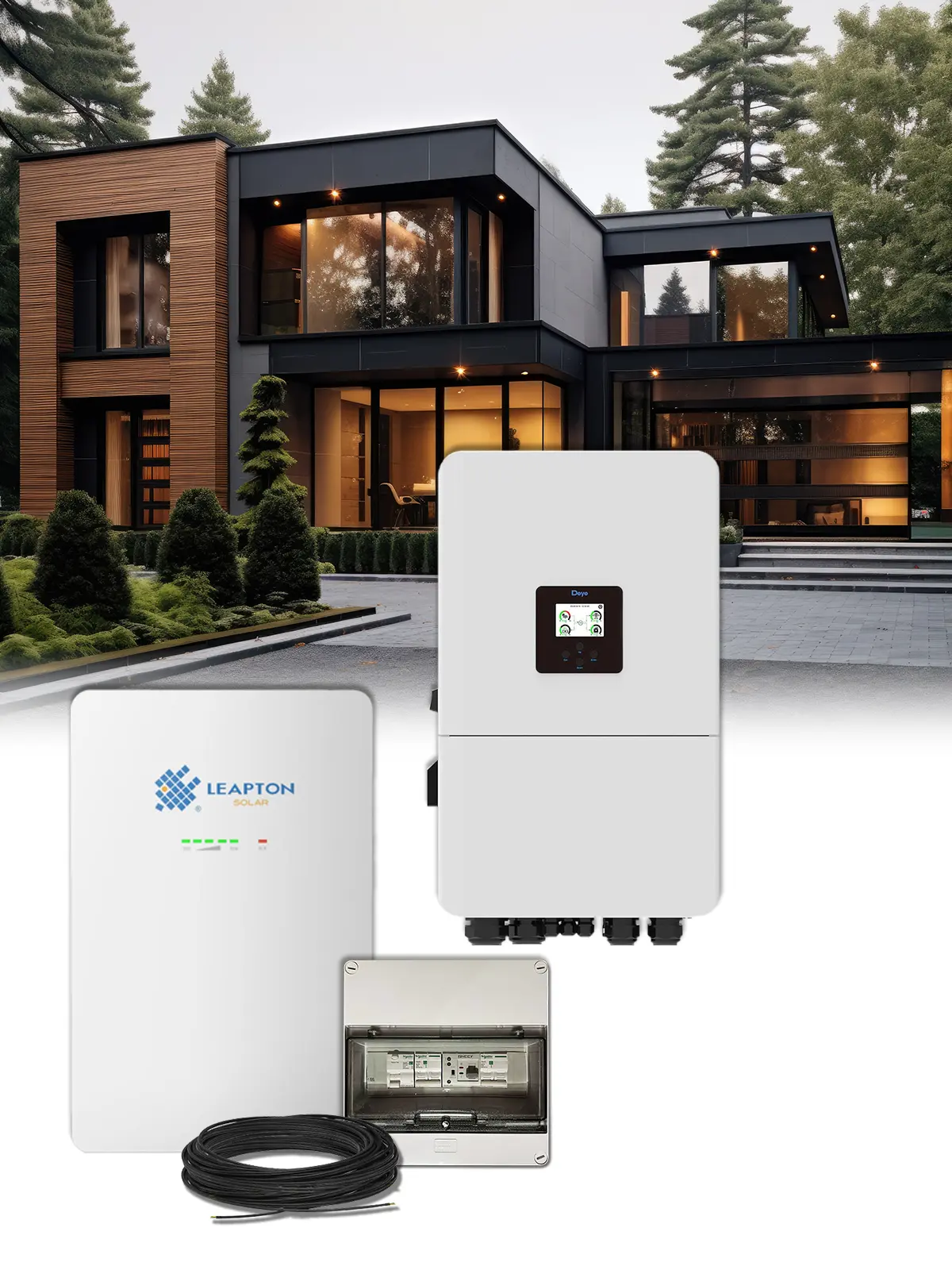 Retrofit-pakket Tri 8 kW – Accu 16 kWh