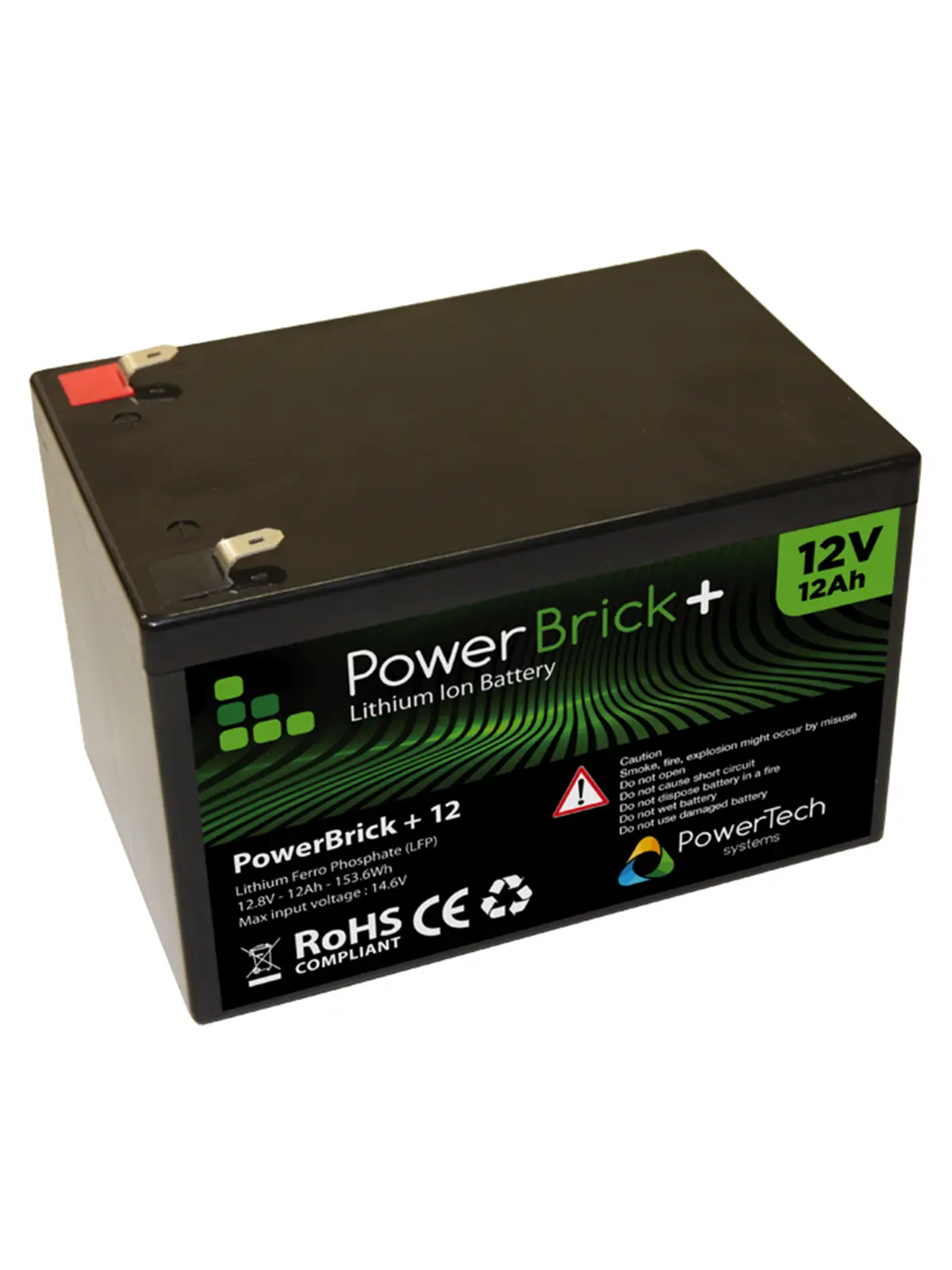 Lithium-Akku PowerBrick+ PB+12/12 – 12 Ah, 12,8 V LiFePO4