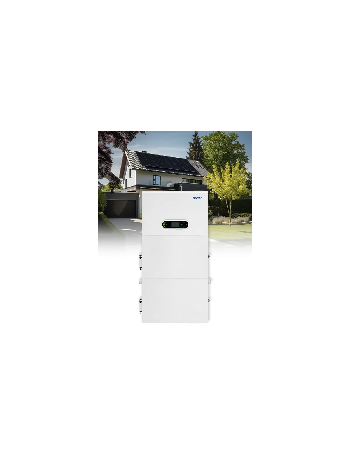Pack PowerAll Onduleur Tri 9.9 kW – Batterie 10,24 kWh – Sofar