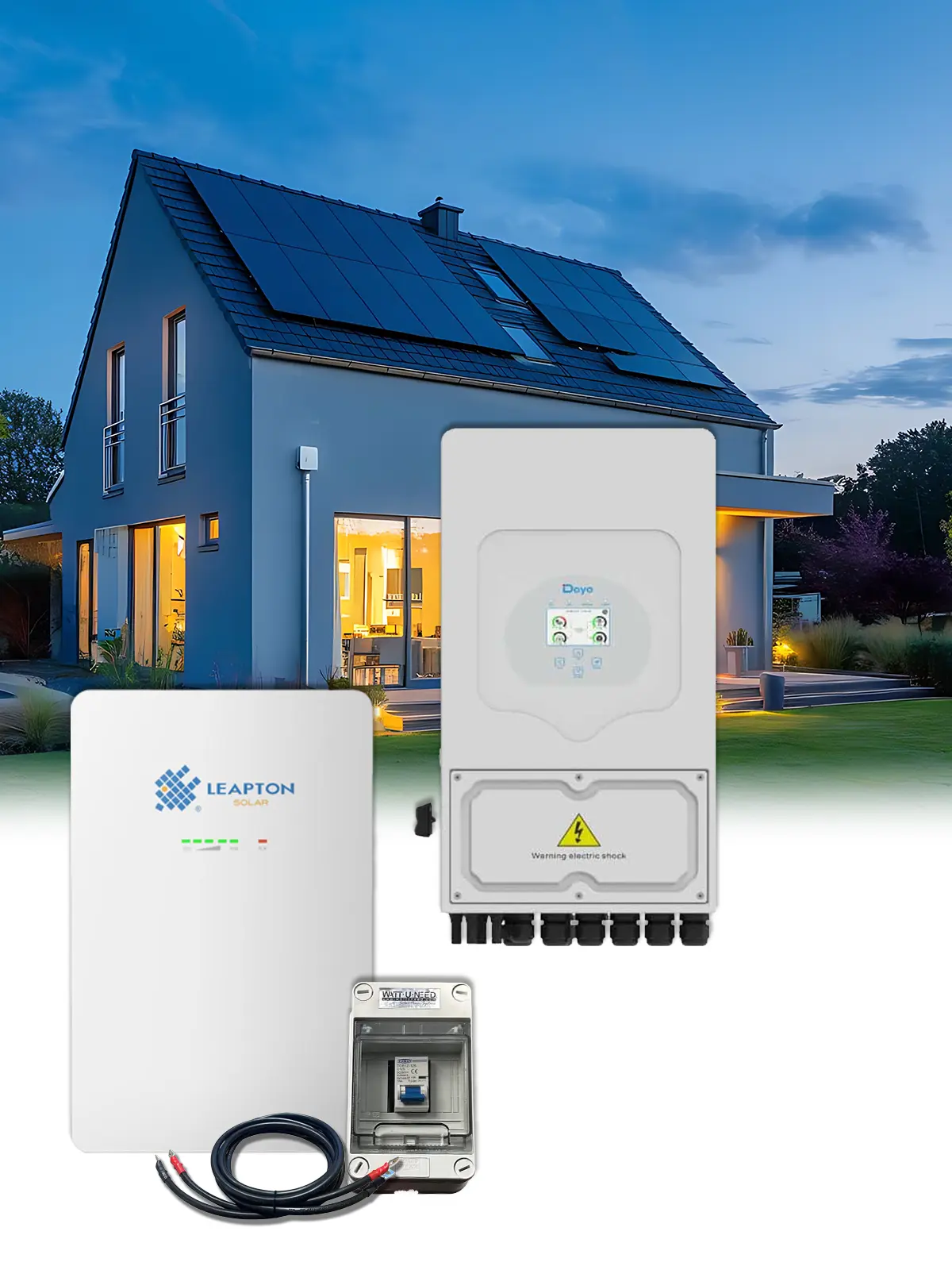 Nachrüst-Set Mono 5 kW – Batterie 5,12 kWh