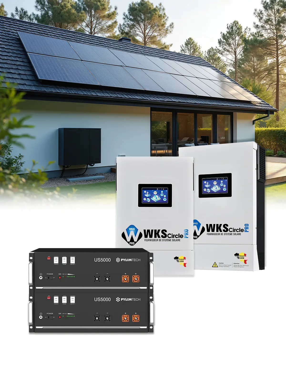 13 kW Mono Inverter Pack – 9.60 kWh Battery