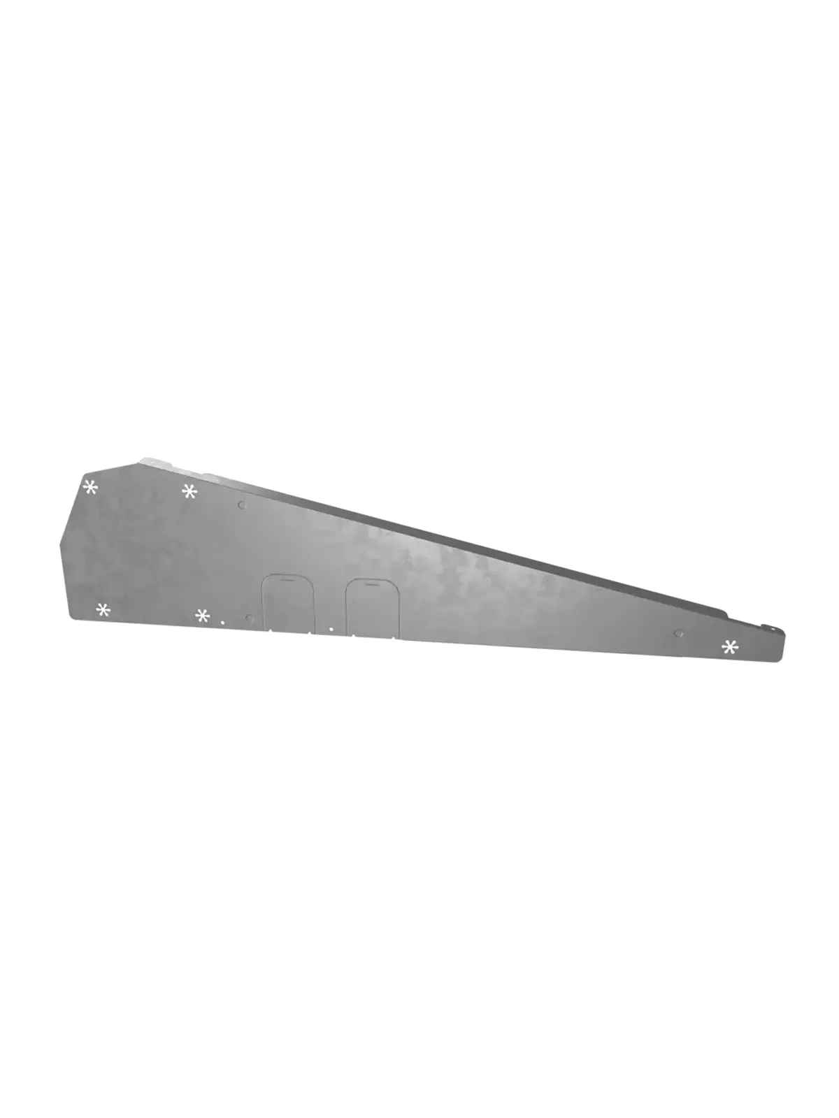 Déflecteur de vent gauche FlatFix Fusion pour panneaux 105 à 115 cm