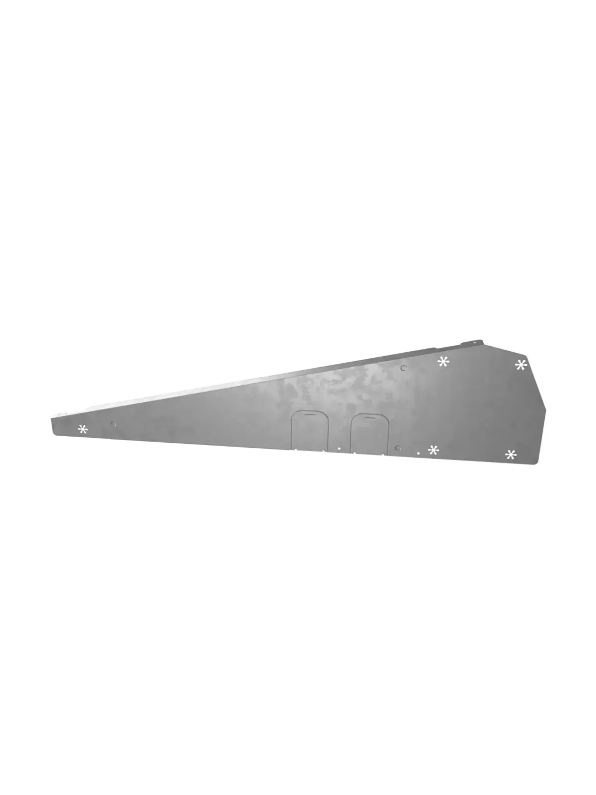 FlatFix Fusion rechte windscherm voor panelen van 105 tot 115 cm