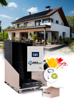 Kit Solar Autoconsumo 4,5 kWp – Mono 6,5 kW – Batería 4,80 kWh – Instalado BE