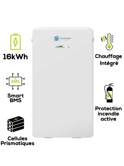 Leapton EL-A16 16kWh 314Ah LiFePO4 Lithium Battery – IP65 & Built-in Heating