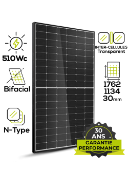 Jinko Solar Tiger Neo 510 Wp bifacial de tipo N, con IVA del 5,5 %