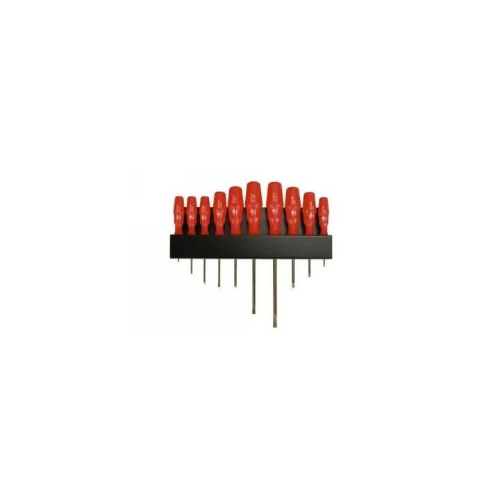 Juego de 10 destornilladores OUTILAC