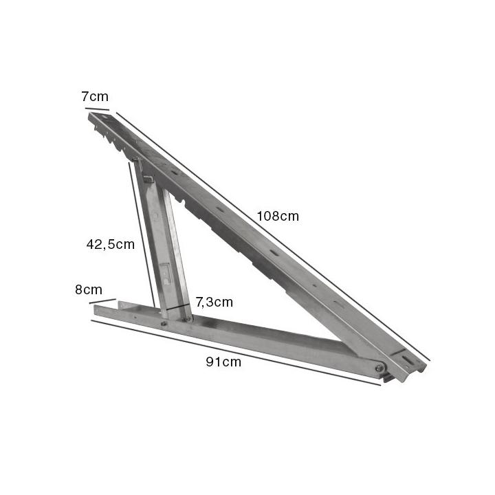 Fixing kit on ground structure