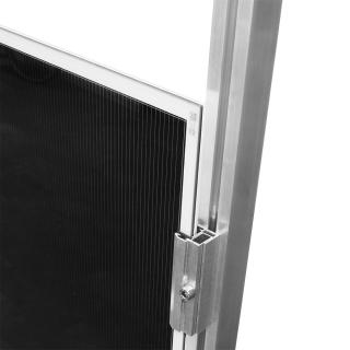 Abrazadera de medio solar panel sin marco