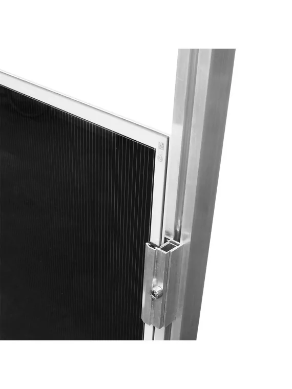 Abrazadera de medio solar panel sin marco