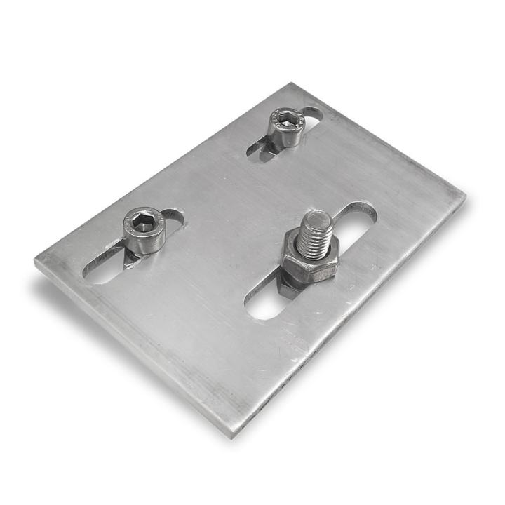 Mounting joint for solar panel rail