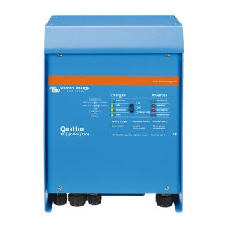 Victron Quattro-Wechselrichter 12V: von 3000 bis 5000VA, 24V: von 3000 bis 8000VA, 48V: von 5000 bis 10000VA