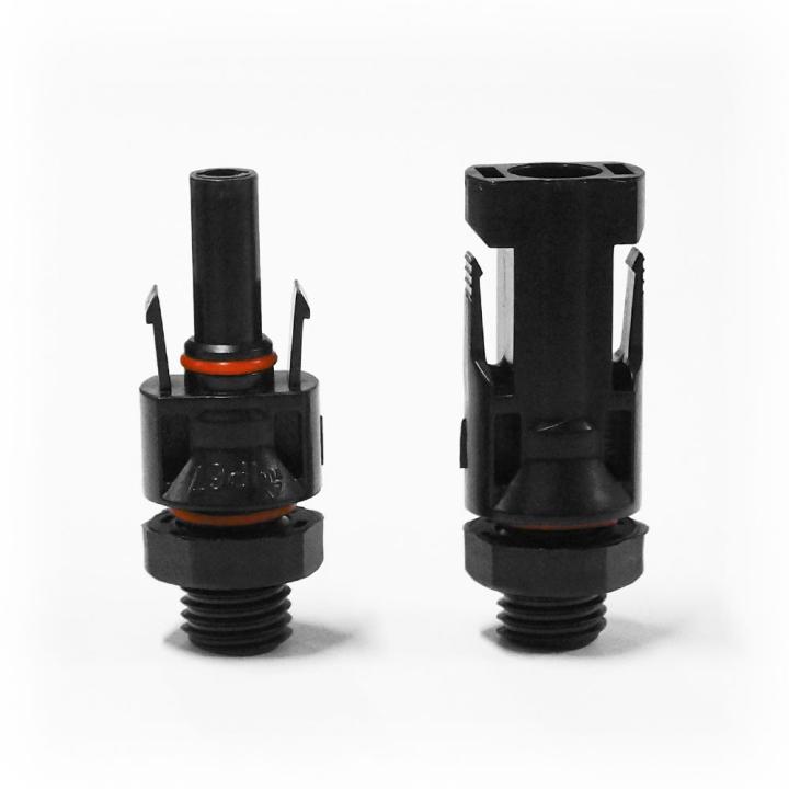 Connecteurs MC4 mâle et femelle à visser