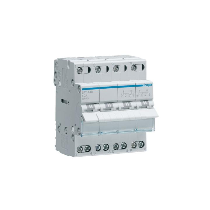 Changeover switch 4P 40A