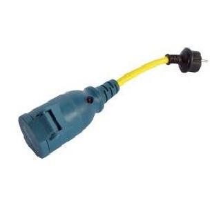  	Fiche de raccordement 16A 250V : Cee F / Schuko M