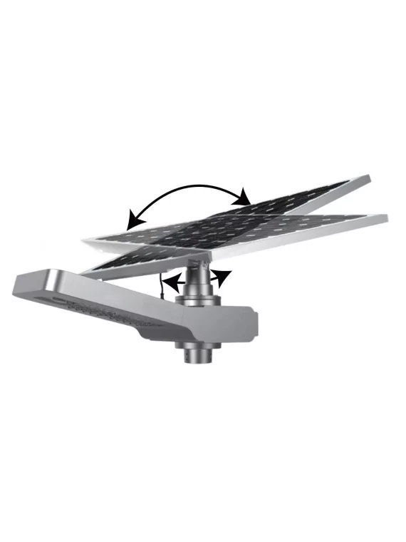 Solar floor lamp - AUTONOMOUS LED WU 40W 18V - Panel 100W — vue 5