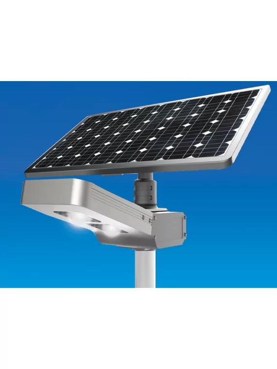 Solar floor lamp - AUTONOMOUS LED WU 40W 18V - Panel 100W — vue 6