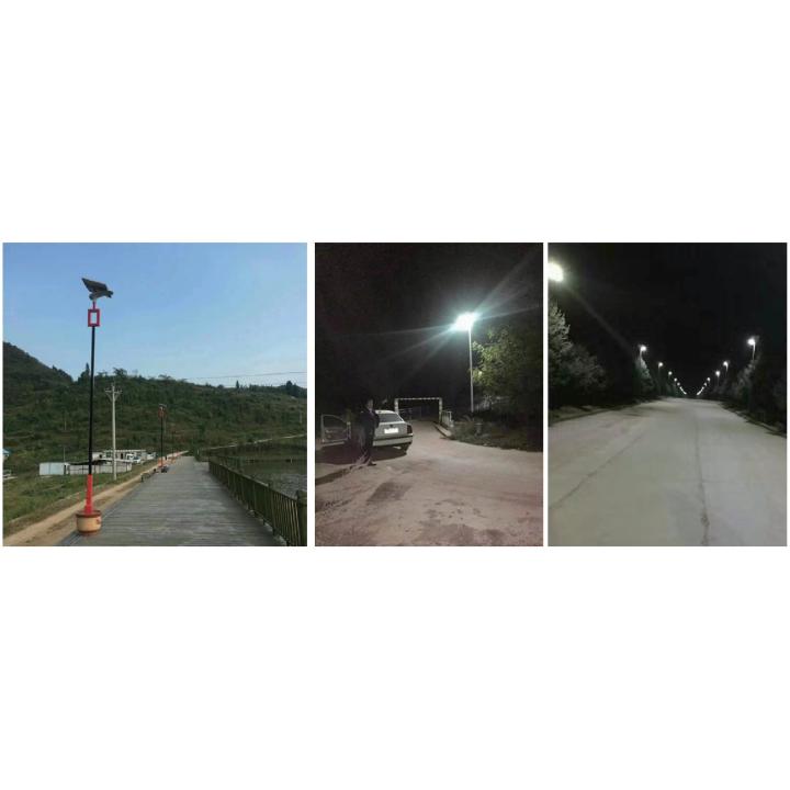 Solar Floor Lamp - Stand-alone LED 15W 18V FB