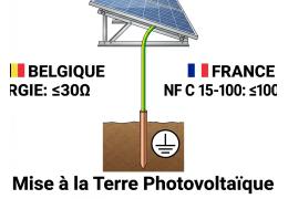 Mise à la Terre Photovoltaïque : Normes RGIE/NF C 15-100 BE/FR